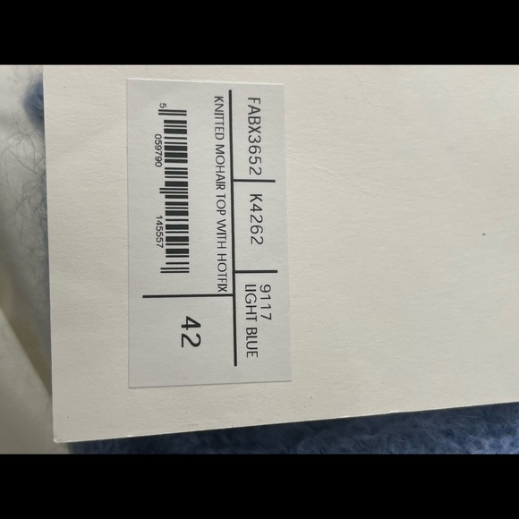 Alessandra Rich Crystal Embellished Ruffled-Neck Crop Knitted Sleeveless Sweater - Picture 15 of 16